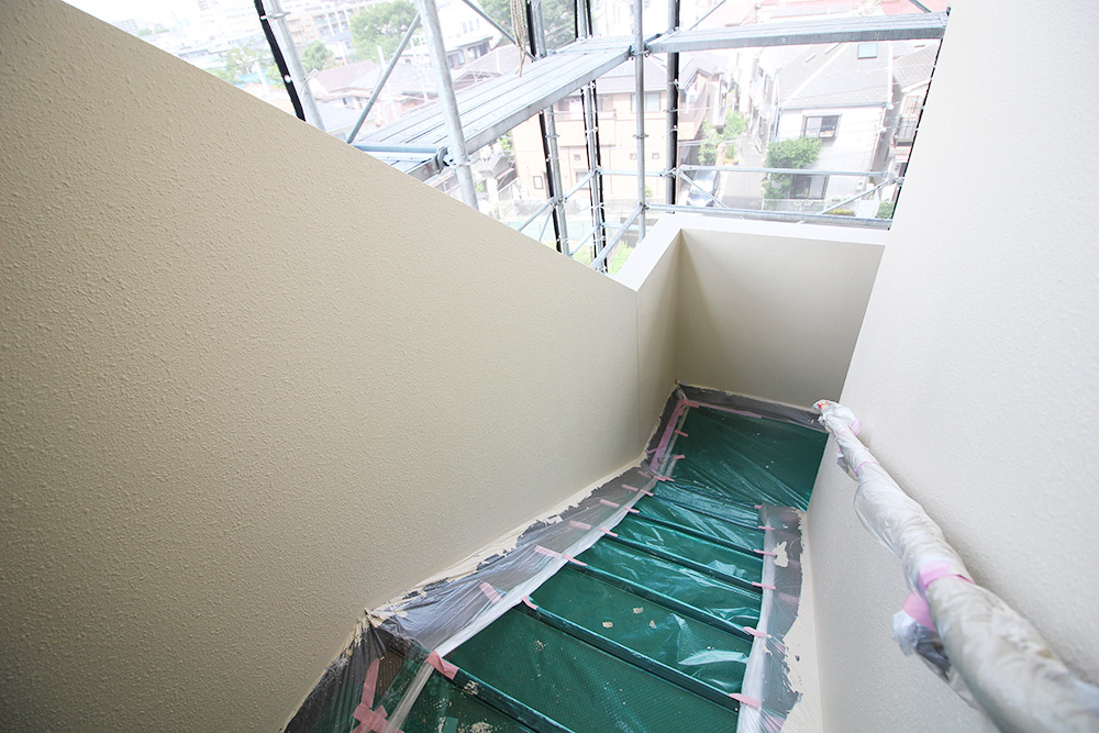 集合住宅階段塗装改修工事